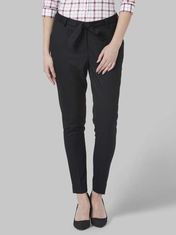 Buy Light Grey Trousers  Pants for Women by Park Avenue Women Online   Ajiocom