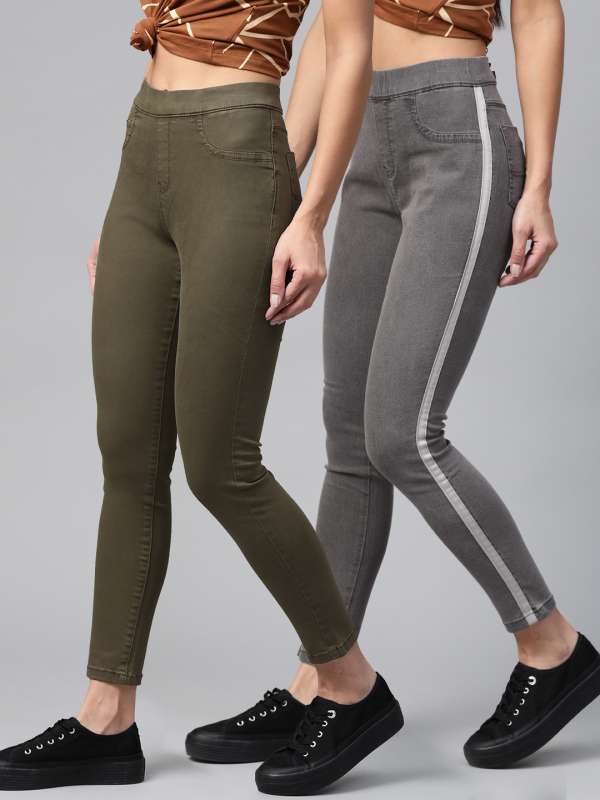 Women's Jeggings Combo Pack Of 2/leggings/Jogger pants for