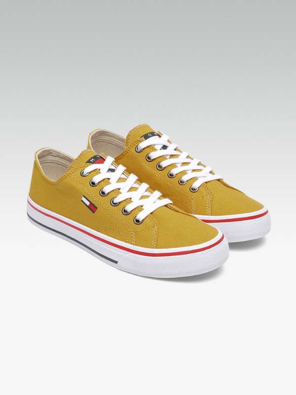 yellow tommy hilfiger shoes
