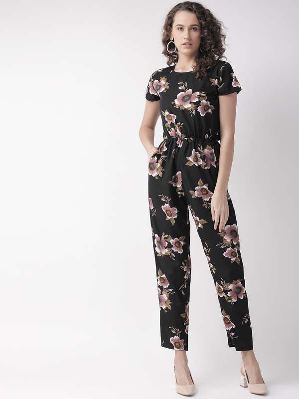 black jumpsuit myntra