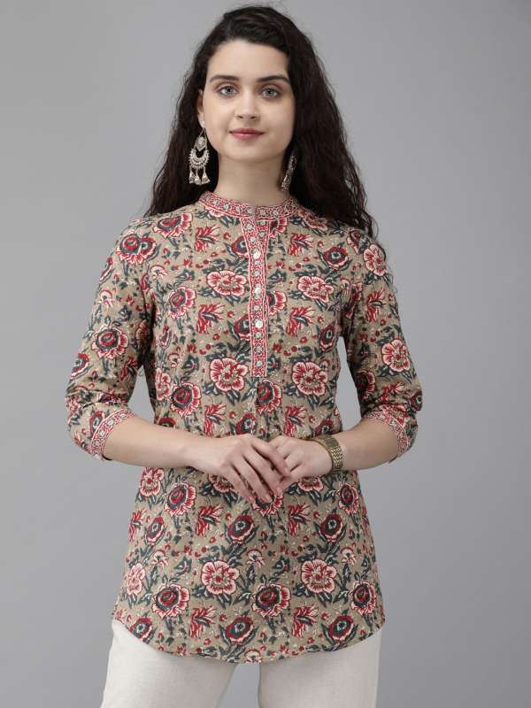 short kurtis in myntra