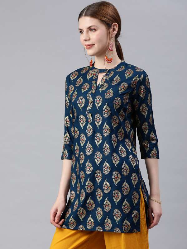 short kurtis in myntra