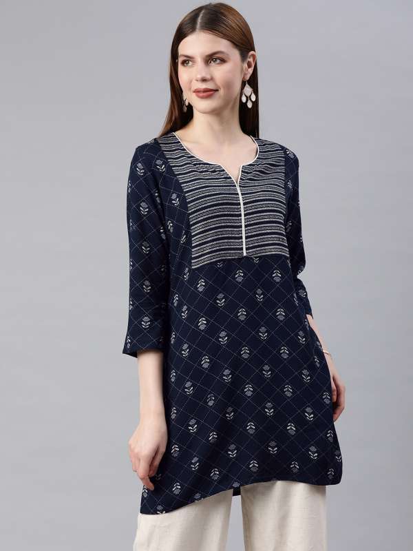 myntra short kurtis