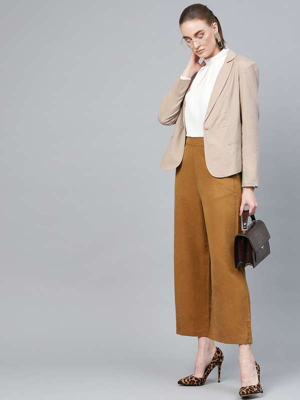 Blazer for women on myntra clearance