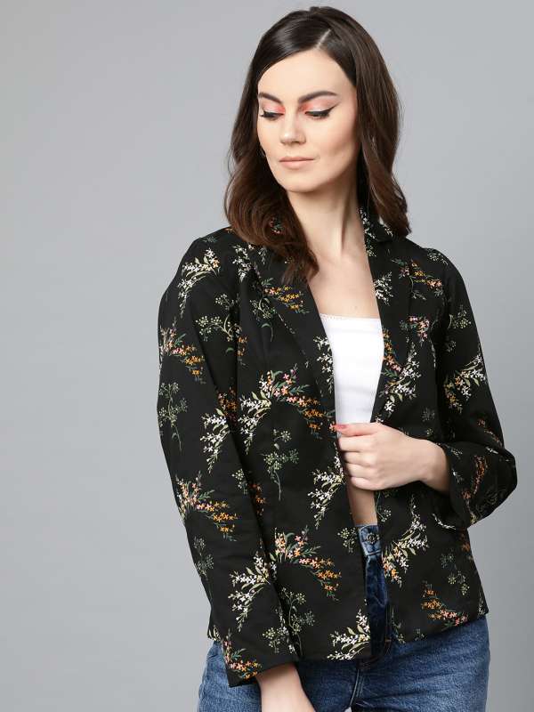 womens blazer myntra