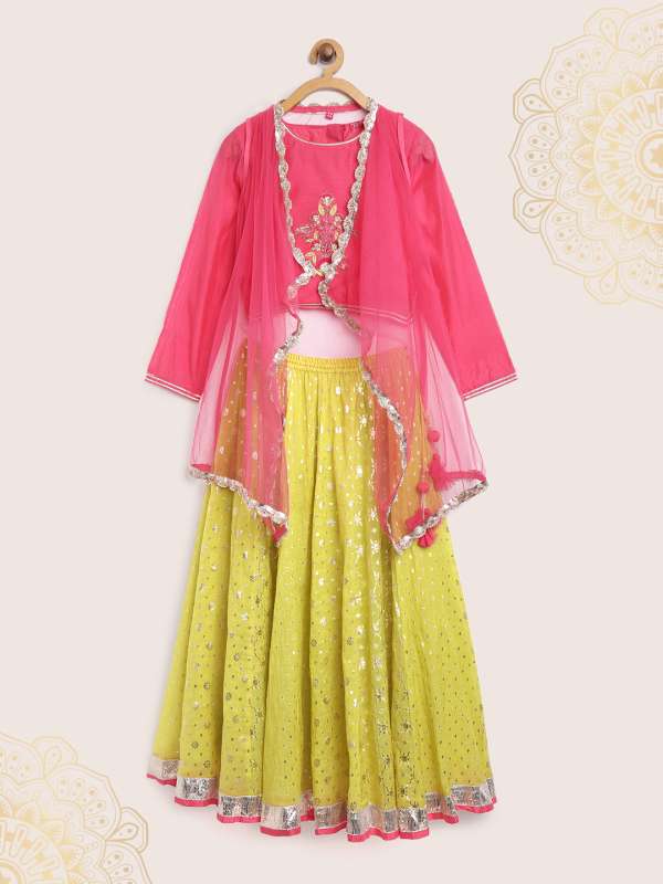 ghagra choli with shrug