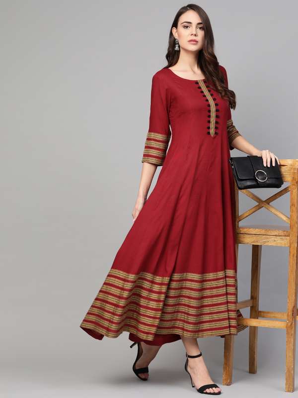 myntra maxi dress