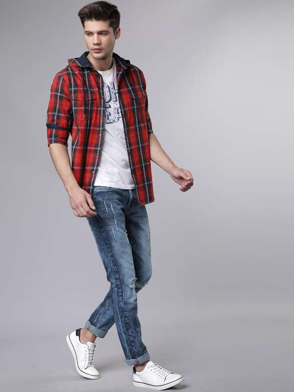 Hooded Shirts For Men - Buy Hooded 