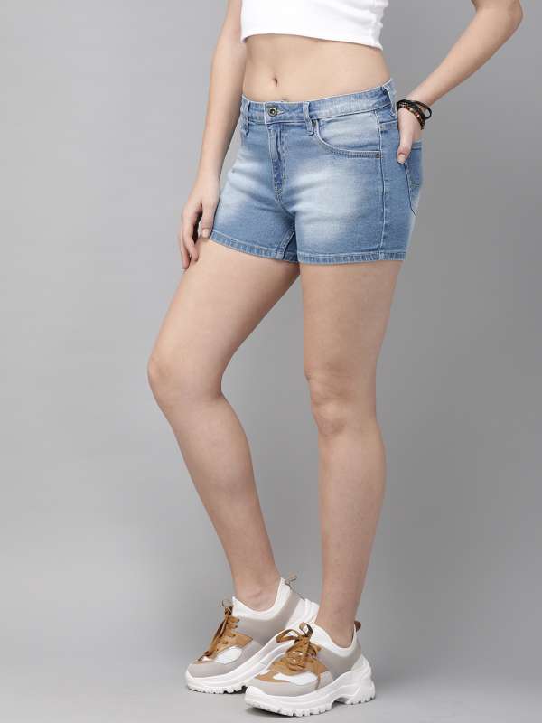 shorts for girls myntra