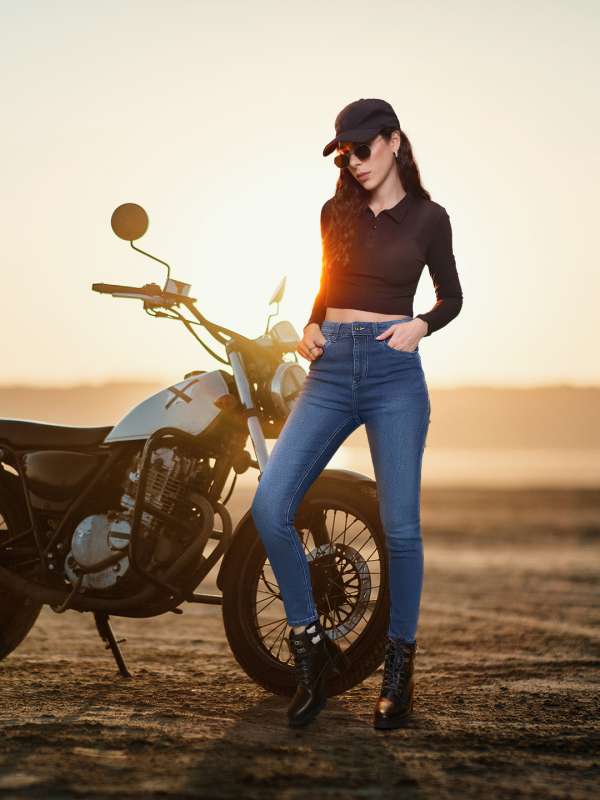 Buy Stylish Cotton High Rise Stretchable Jeggings And Denim High Rise  Stretchable Jeans Combo for Women and Girls Online In India At Discounted  Prices