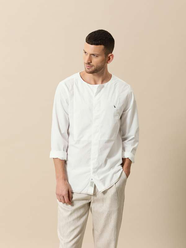 Collarless Shirts - Buy Collarless 