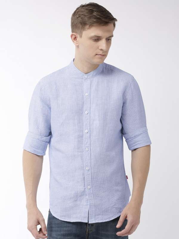 levis mandarin collar shirt