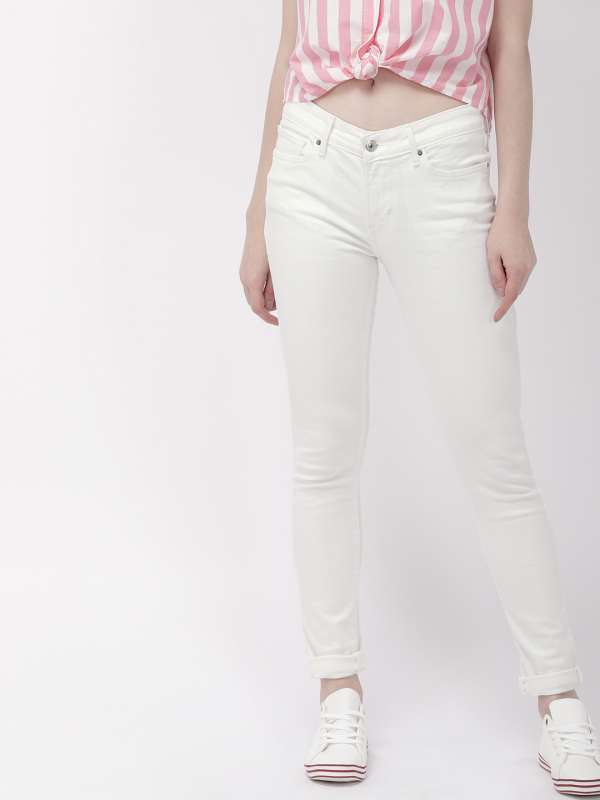 levis white jeans women