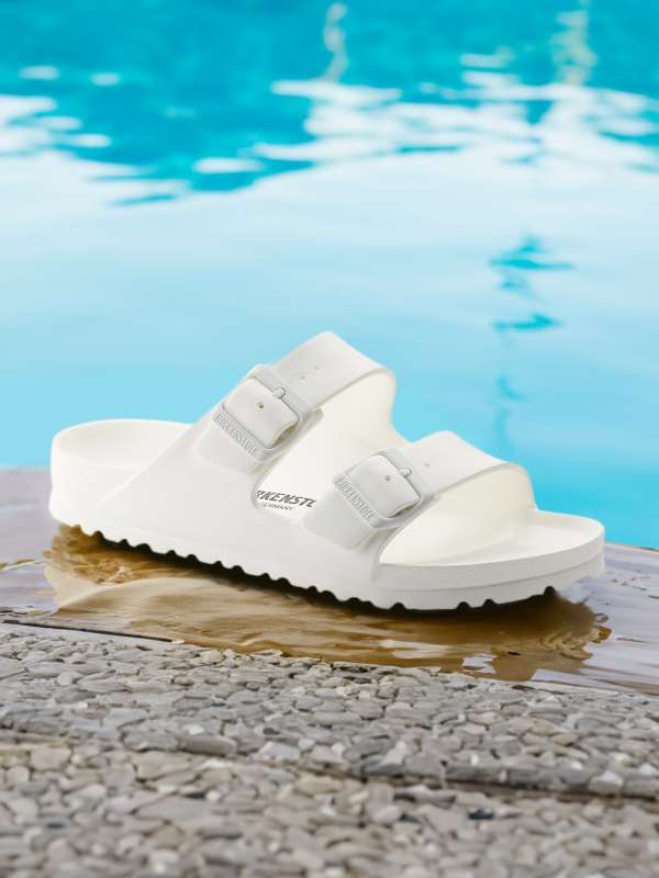 White birkenstock sandals eva 2025