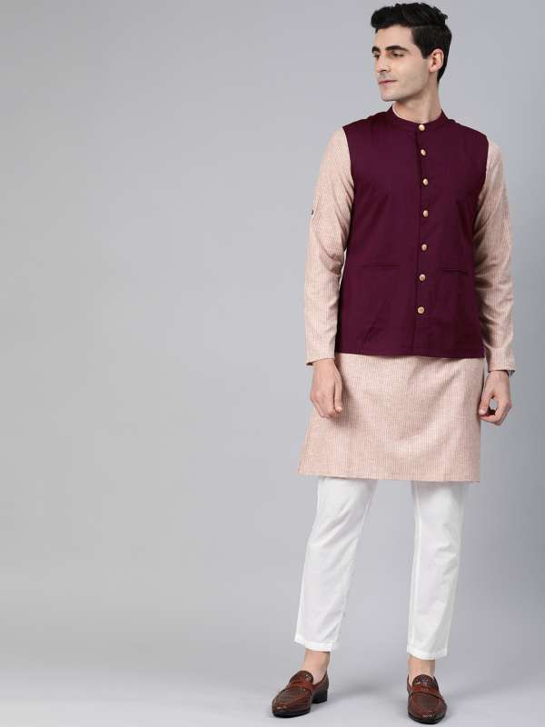 Buy Kurta Pajama with Jacket Online in India Myntra