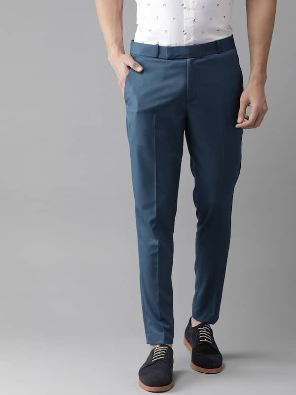 Tapered Fit Trousers - Buy Tapered Fit Trousers online in India