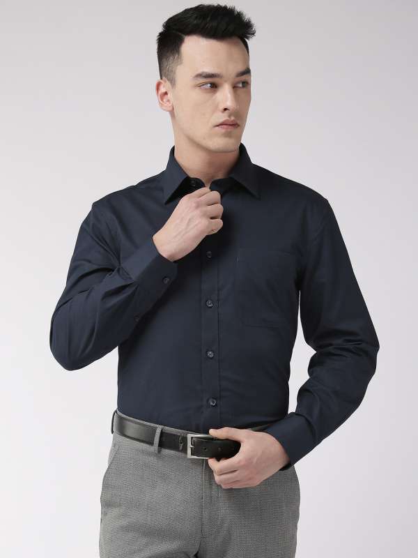 non collared shirt