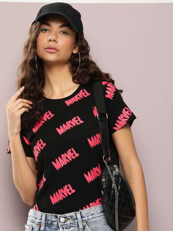 Marvel t shirts online for women