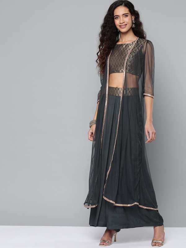 Women Apparel Palazzos Tops - Buy Women 