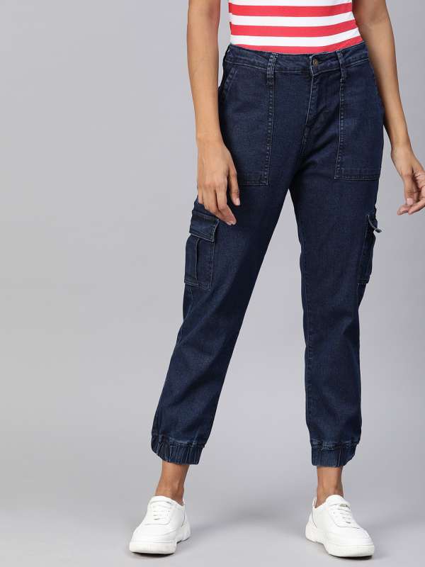 joggers jeans for womens myntra