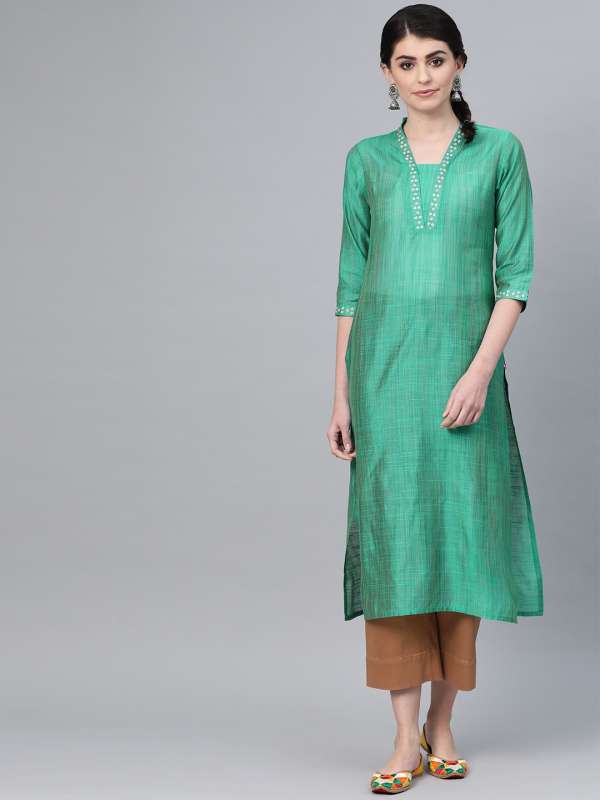 shawl neck kurta