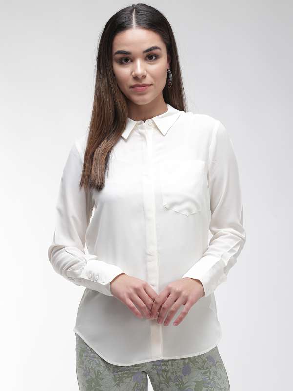White Silk Shirts Buy White Silk Shirts Online For Men Women Myntra