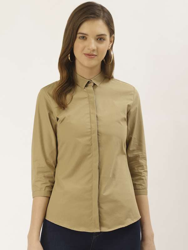 formal shirts for women myntra