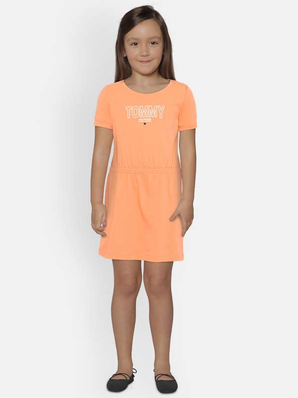 tommy hilfiger orange dress