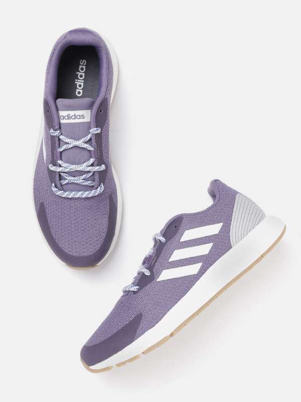 purple adidas shoes womens