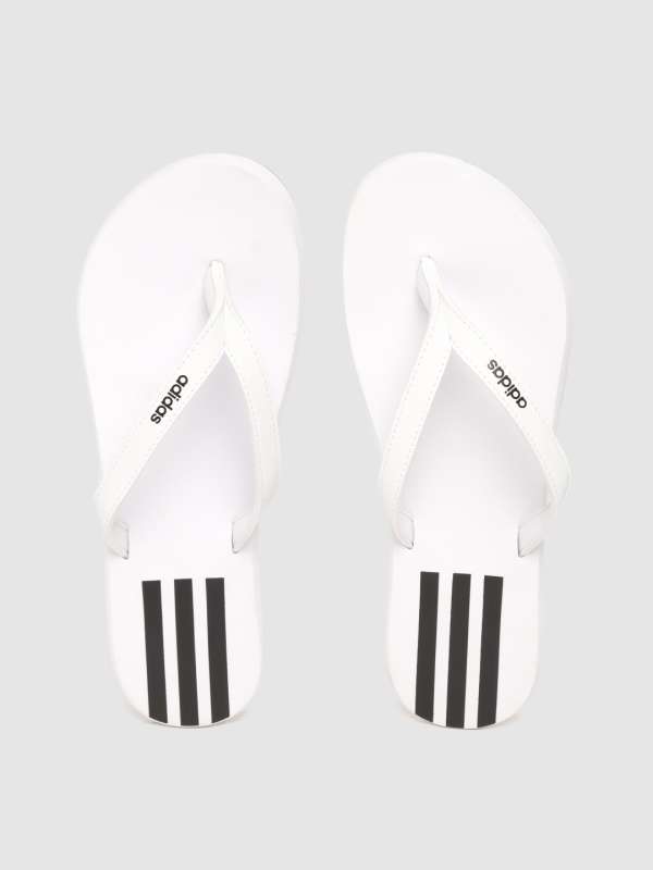 adidas white slippers