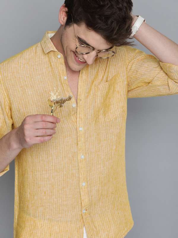 Linen Shirt Buy Linen Shirts for Women Men Boys Online Myntra