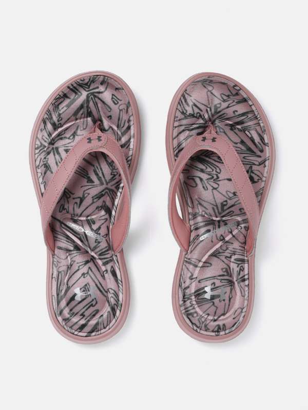 under armor flip flops womens