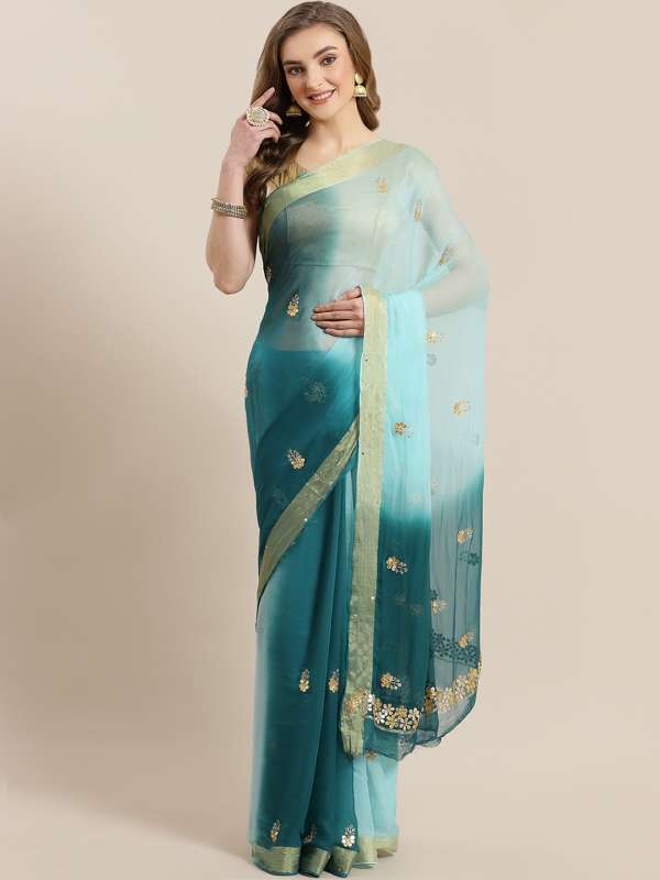 Gota patti saree myntra deals
