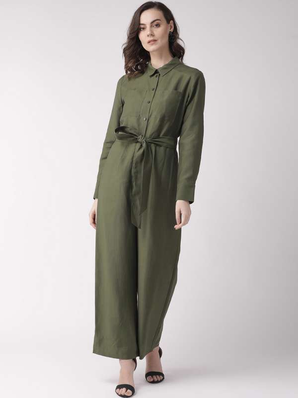 marks and spencer khaki jumpsuit