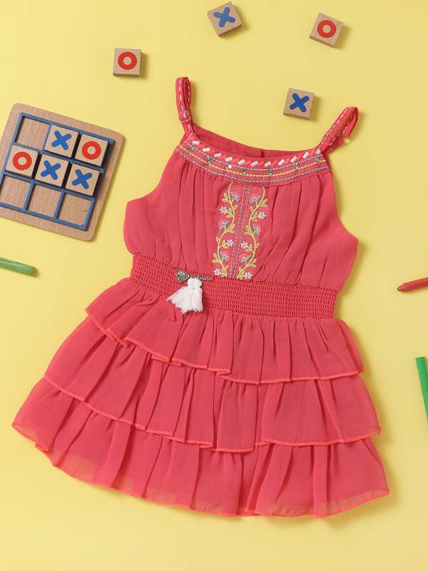 Wish Karo Baby Girls Cotton Frock Dress  ctn125rdRed36mths   Amazonin Clothing  Accessories