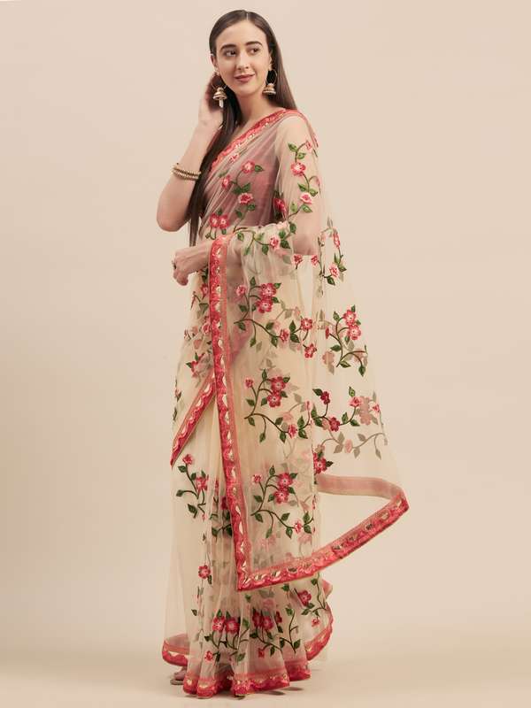 myntra sarees party wear