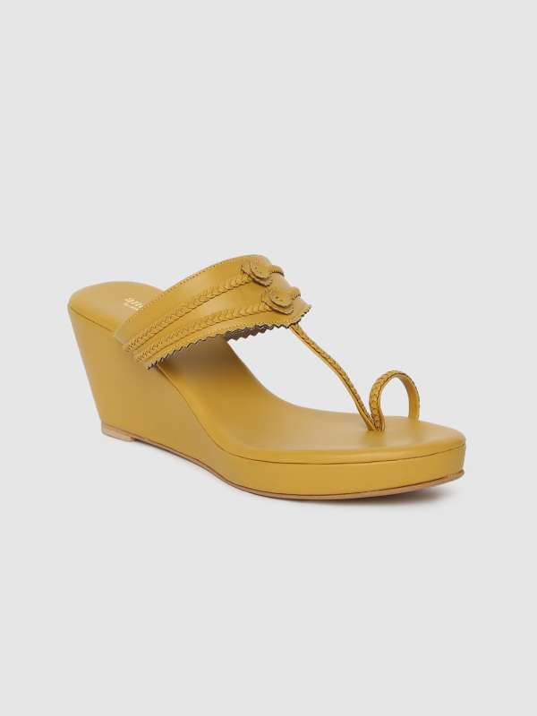 womens mustard heels