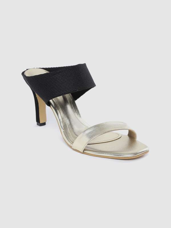 golden heels myntra