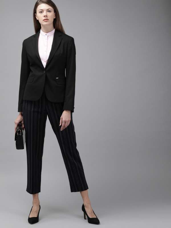 womens blazer myntra