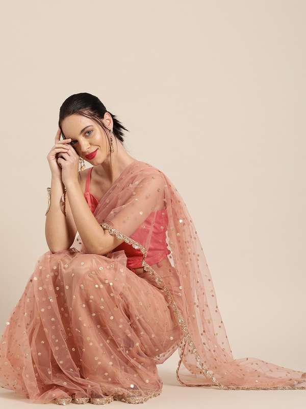 myntra net saree