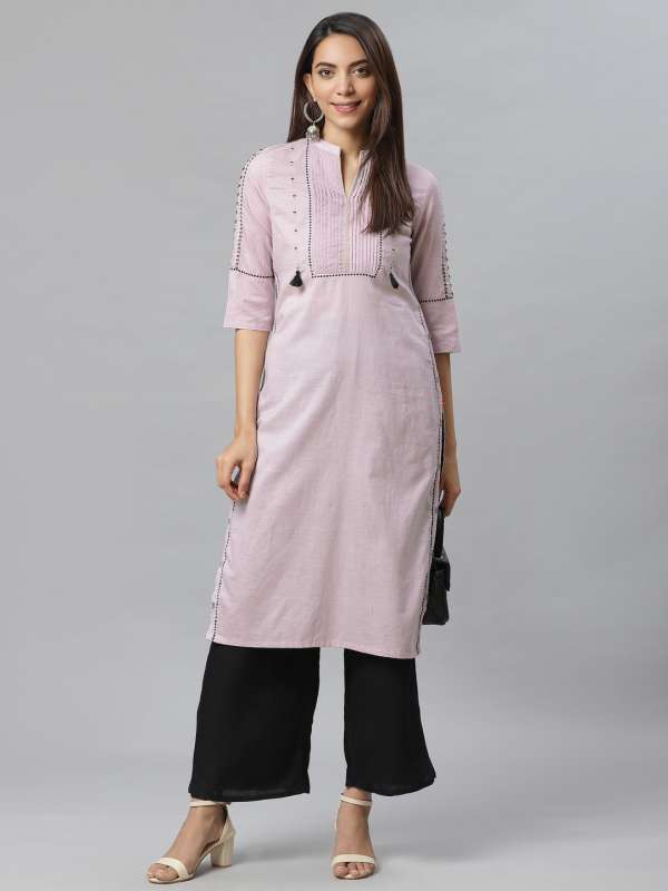 Buy Lavender Kurtas online in India