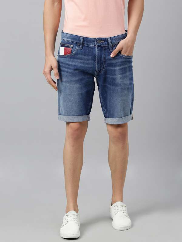 denim shorts myntra
