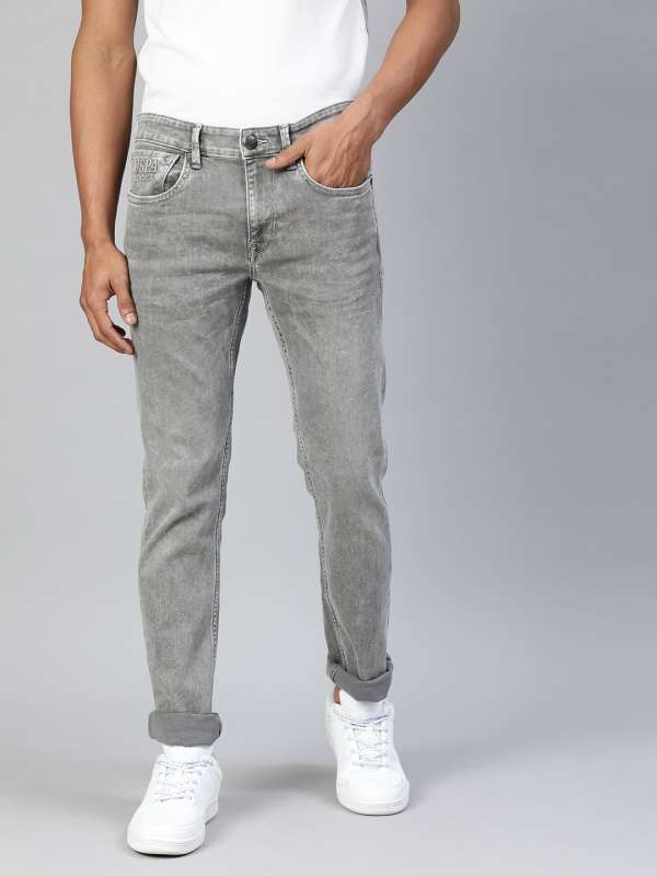 grey denim jeans