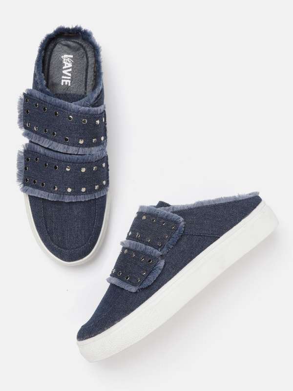 denim slip on shoes