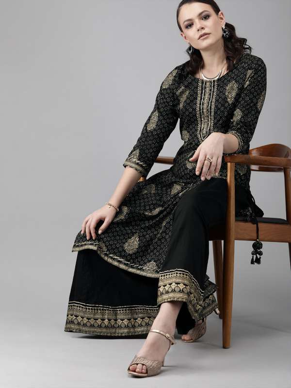 sharara suits on myntra