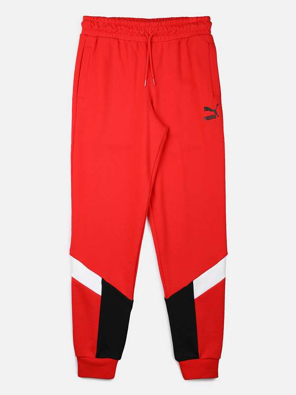 puma track pants red