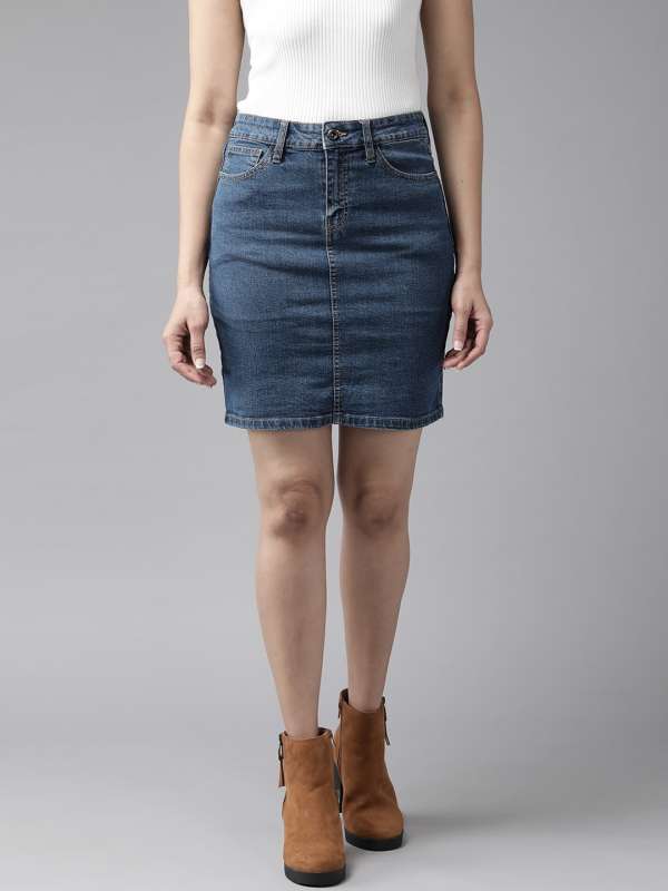 Denim Skirt Buy Denim Skirt online in India