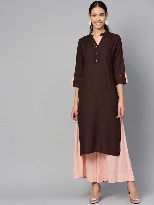Coffee colour kurti Clearance