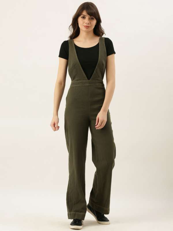 Forever 21 Olive Jumpsuit Buy Forever 21 Olive Jumpsuit Online In India
