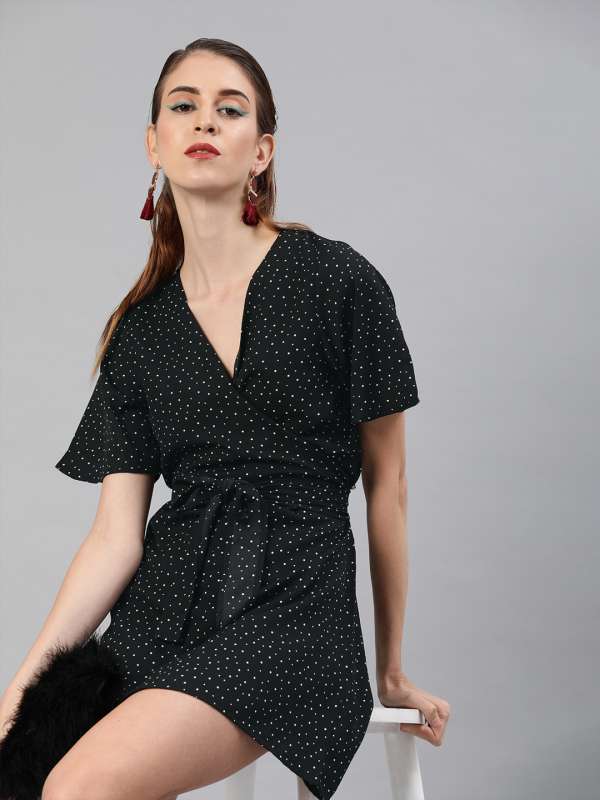 Myntra polka dot dress hot sale